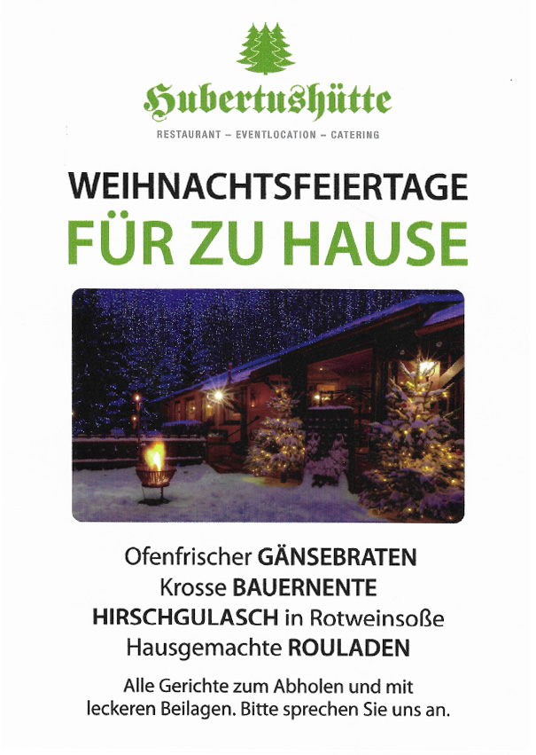 Hubertushütte-Weihnachten